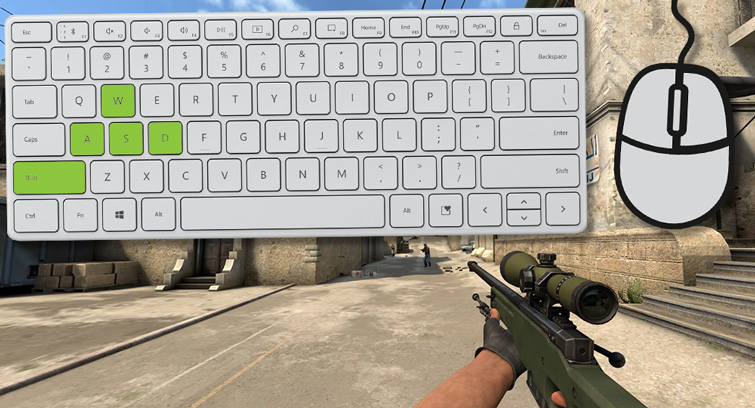 Какие кнопки за что отвечают в CS:GO — Клавиатура и мышь КС ГО